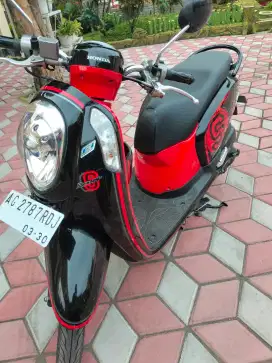 Honda scopy Tahun 2015, merah hitam, ag-tlagung