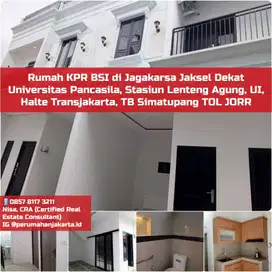 Kredit Rumah Di Jagakarsa Jaksel Dekat TOL JORR Stasiun Lenteng Halte