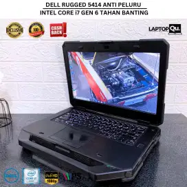 DELL RUGGED 5414 i7 GEN 6 RAM 16GB/SSD 256GB/ANTI PELURU/ANTI AIR/