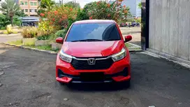[ LOW KM 4RB ] Honda Brio E CVT AT Facelift Merah NIK 2024/2025