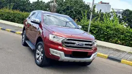 [ LOW KM ] Ford Everest 2.2 Diesel Titanium Sunroof Merah 2015/2016