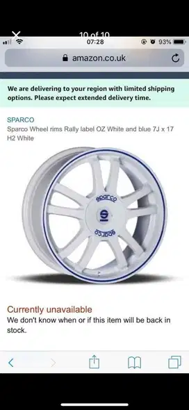 Velg Sparco Rally R16 4x100