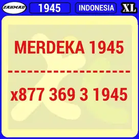 NOCAN 1945 Kartu perdana nomor cantik seri tahun Indonesia Merdeka