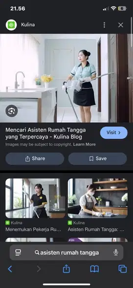 Dicari pembantu rumah tangga asisten rumah tangga art prt nginap