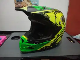 Nego Waras Helm KYT Cross Over Super Fluo Size M