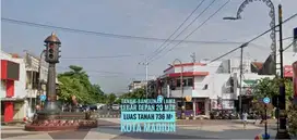 Tanah+Bangunan Lama LD 20 mtr, PangSud Tengah Kota MADIUN, Prospektif