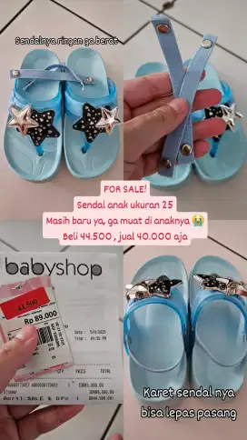 Sendal anak babyshop