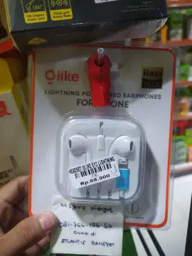 HEADSET OLIKE E12 LIGHTING ATLANTIS DAHSYAT