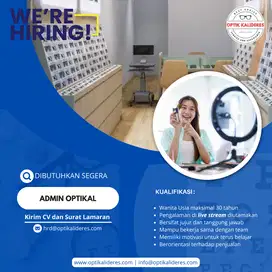 LOWONGAN KERJA – SALES COUNTER OPTIK KALIDERES