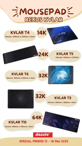 Mousepad Rexus KVLAR