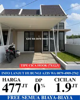 Jual rumah baru tipe cica hook (pojok) lokasi java residence 3 krian