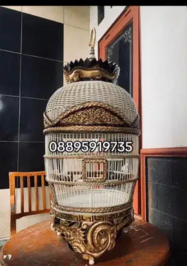 Sangkar Burung Perkutut Ukir/Sangkar burung perkutut mahkota