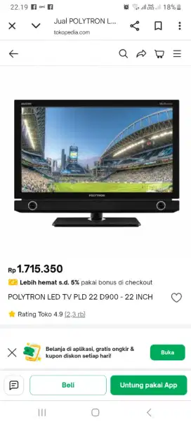 Polytron 22 inchi