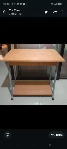 Dijual meja komputer bekas display