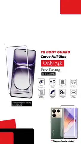 Tg hp melengkung clear