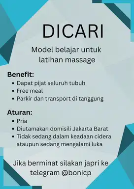 Model Latihan Pijat