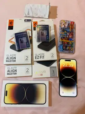 Iphone 14 Pro Max 256gb Gold tangan pertama