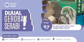 Gerobak serabi fullset lengkap