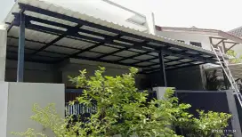 Kanopi Baja Ringan Atap Alderon Double layer