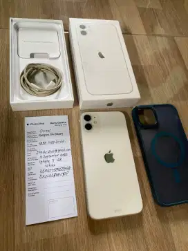 Iphone 11 128gb resmi iBox blibli fullset mulus