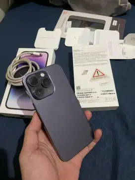 iPhone 14 Pro RESMI IBOX PA/A fullset dusbook nota ada