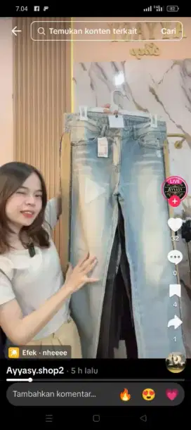 Host cewek live tiktok