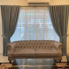 Beli Gorden Blackout Sekat Klinik Hordeng Pintu Gordyn Vitrase
