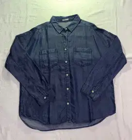 Kemeja Semi Jeans Jumbo
