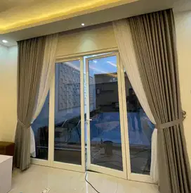 Penyedia Gorden Blackout Sekat Klinik Hordeng Pintu Gordyn Vitrase