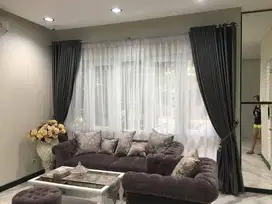 Supplier Gorden Blackout Sekat Klinik Hordeng Pintu Gordyn Vitrase