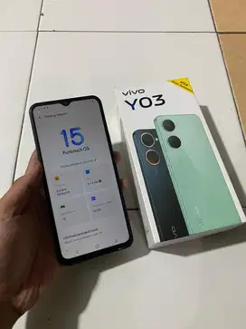 vivo y03 4/64 fullset tanpa casan