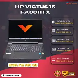 Hp victus 15-FA0011TX i5-12300H Ram 16GB SSD 512GB VGA RTX 3050 4GB