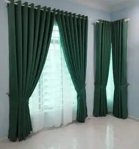 Ahli Buat  Tirai Gorden Jendela Gordyn Mewah Hordeng Model Terbaru Mur