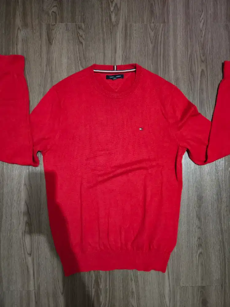 Crewneck rajut tommy hilfiger