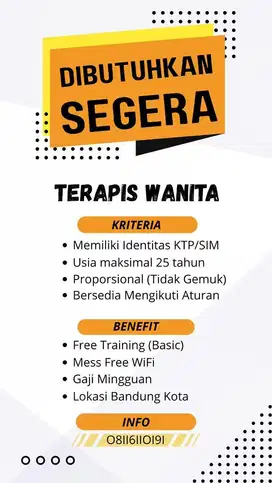 Lowongan Terapis