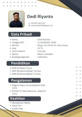 Info loker cari pekerjaan