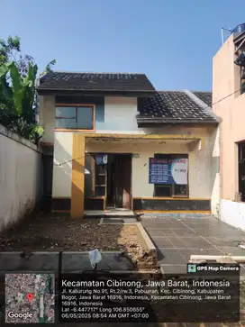 DIJUAL RUMAH PERUMAHAN MUTIARA PABUARAN CIBINONG BOGOR