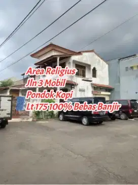 100% Bebas Banjir Komplek Pondok Kopi Dekat Pintu Tol