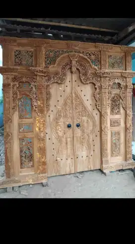 pintu kusen gebyok jawa