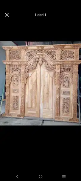 pintu kusen gebyok readystock