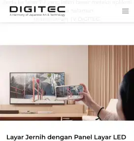 SmartTV Digitec 32 kondisi baru