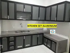 Jasa Pembuatan Kitchen Set Aluminium Murah Surabaya Kaloka Interior