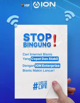 WIFI INTERNET RUMAH / OFFICE ION NETWORK