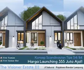 DI JUAL RUMAH DENGAN 2 KONSEP SKANDI DAN LIMAS DENGAN 2 TYPE RAJABASA