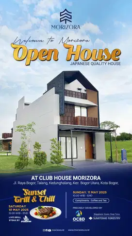 Rumah baru developer di kawasan ocbd bogor, harga mulai dari 1,3 M,