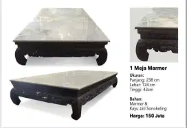 Meja marmer belanda