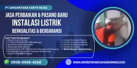 tukang listrik perbaikan atau pasang instalasi baru