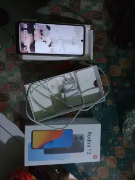Jual redmi 12 ram 16/256 fullset ori