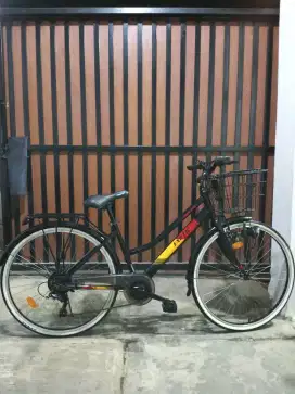 Sepeda keranjang EXOTIC uk26 , 7 speed, full ORI pabrik mulusss