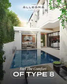 Rumah Mewah 2 Lantai Luxury Fasilitas Lengkap Allegra Casa De Lago